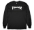Thrasher битловка Skate Mag Black