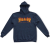 Thrasher Hoodie Flame Navy