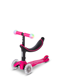 Micro Mini2Grow Deluxe Magic LED scooter pink