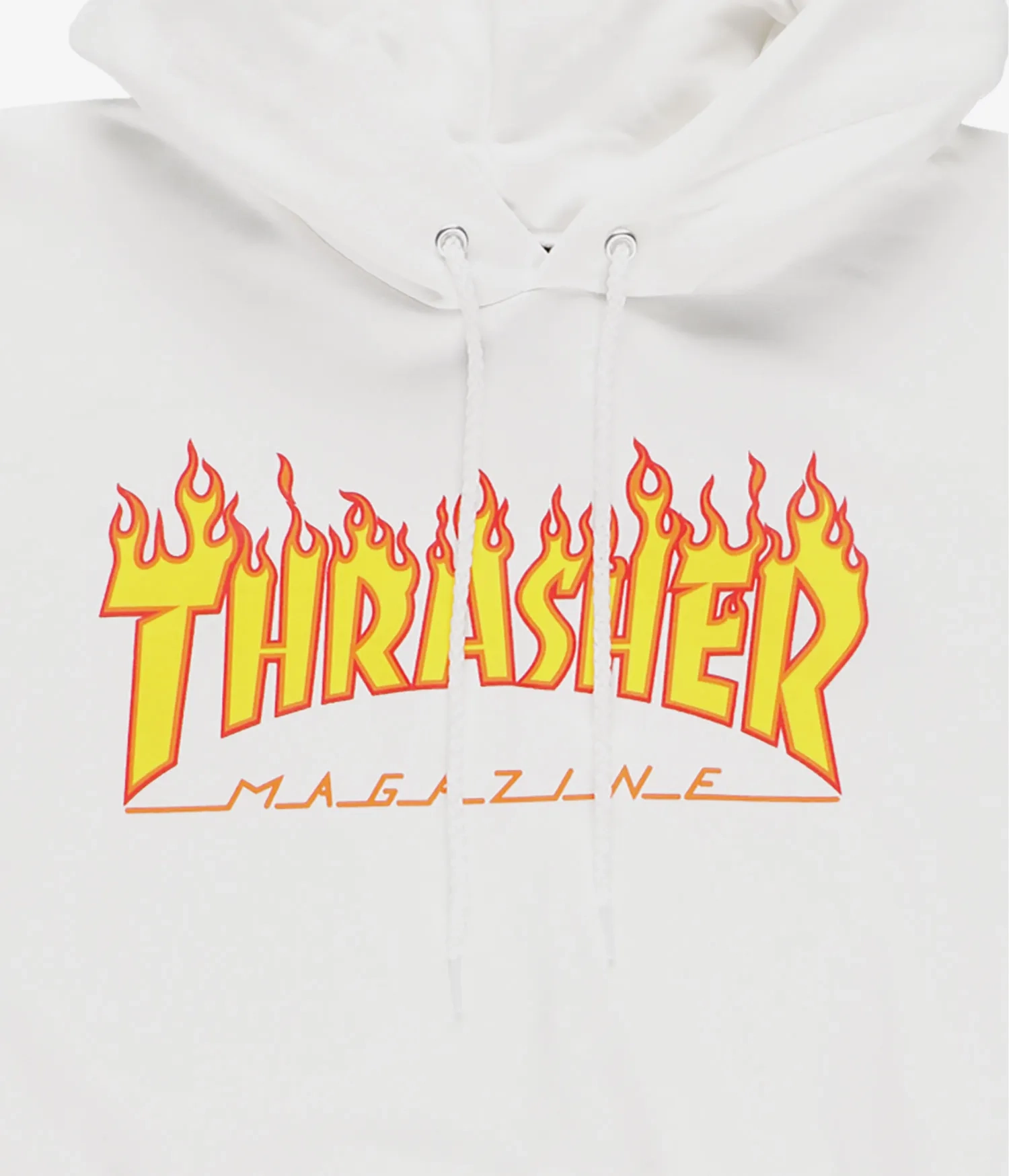 Thrasher Hoodie Flame White (M size)