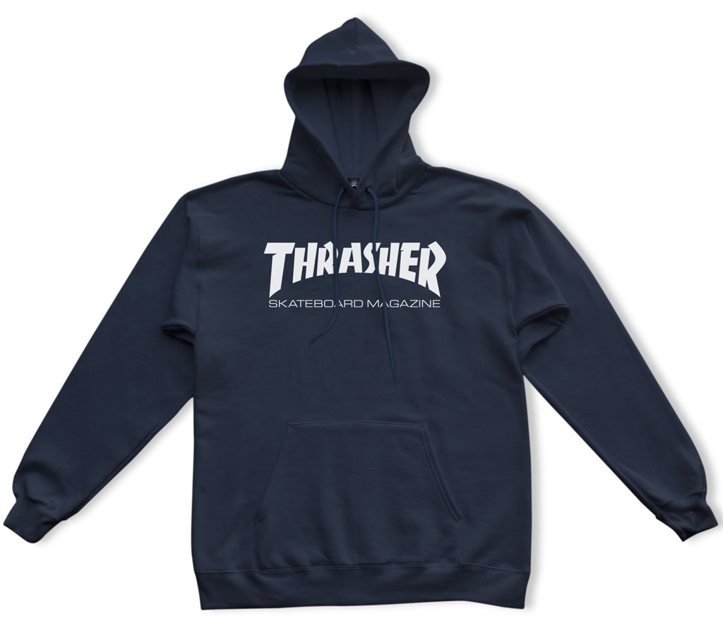Thrasher Hoodie Skate Mag Navy