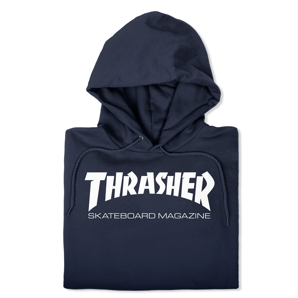 Thrasher Hoodie Skate Mag Navy