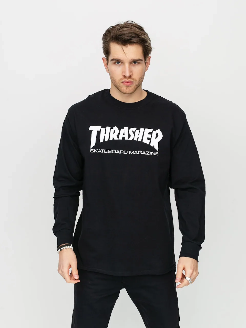 Thrasher битловка Skate Mag Black