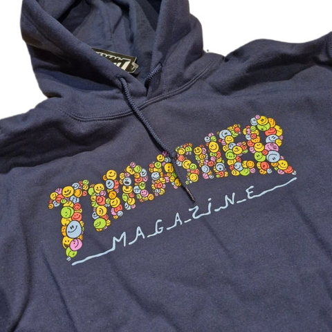 Thrasher толстовка с капюшоном Smile by Spanky
