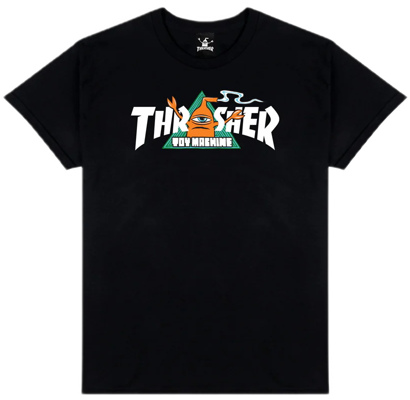 Thrasher x Toy Machine T-shirt Vortex