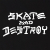 Thrasher толстовка с капюшоном Skate and Destroy