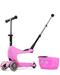 Micro Mini2Go Deluxe Plus skrejritenis Pink