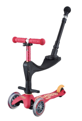 Micro Mini 3 in 1 Deluxe Plus skrejritenis Red
