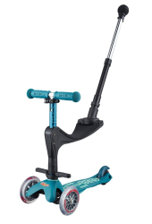 Micro Mini 3 in 1 Deluxe Plus skrejritenis Aqua