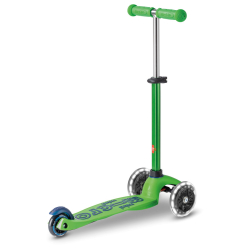 Micro Mini Deluxe LED - Luminous wheels - Green-Blue