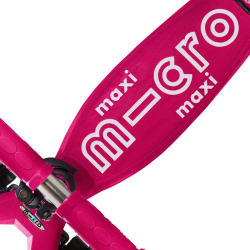 Micro Maxi Deluxe LED skrejritenis (spīdoši riteņi) Pink