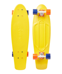 Penny Cruiser 27 Yellow BlueOrange wheels