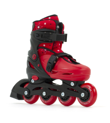 SFR Plasma Adjustable Inline Skates Red 29-33