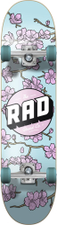 RAD Cherry Blossom Complete Skateboard 7.75 Blue