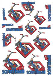 Sticker pack Scooterman