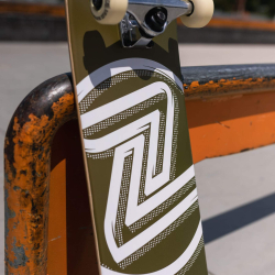 Z-Flex Street Completes Logo Gold 7.8 skateboard