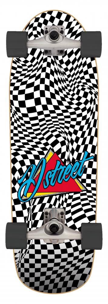 D Street Surfskate Check Warp cruizer