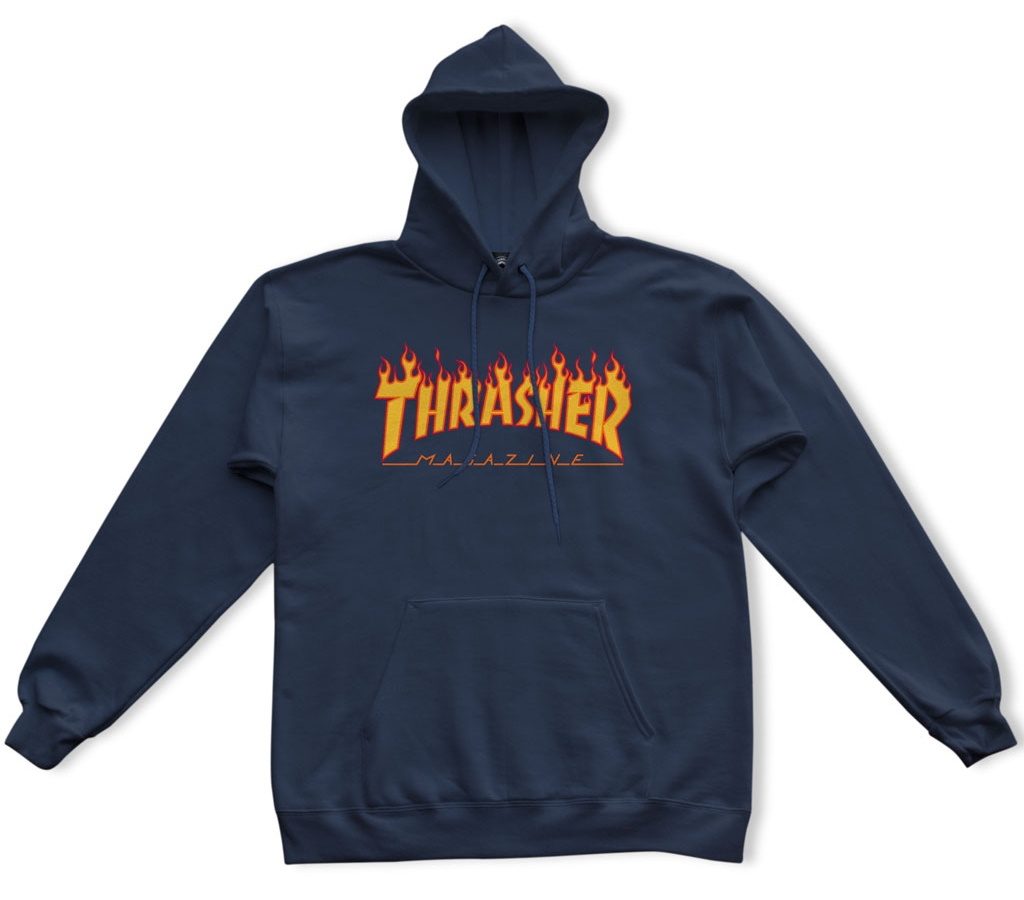 Thrasher толстовка с капюшоном Flame