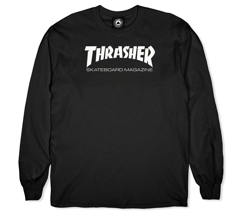 Thrasher Longsleeve Skate Mag Black
