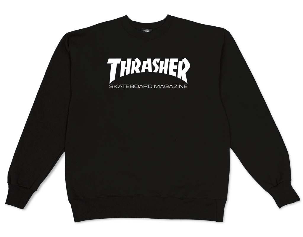 Thrasher Crewneck Skate Mag Black