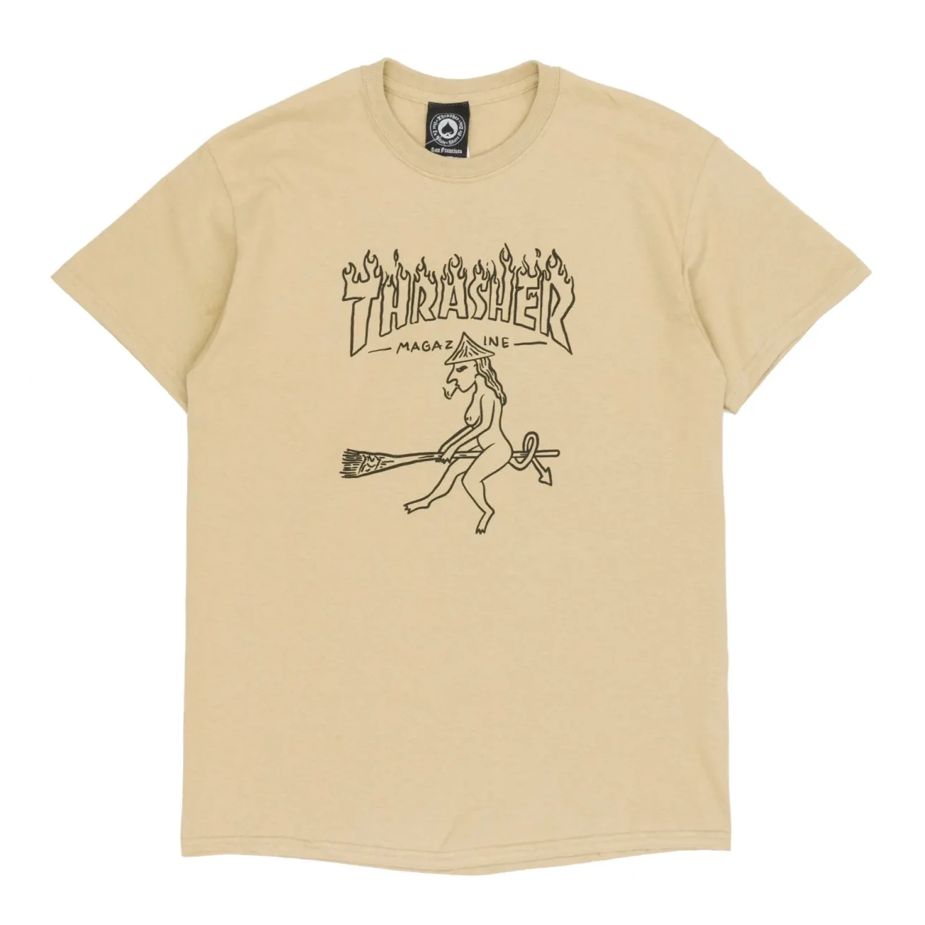 Thrasher T-shirt Witch Tan (M size)