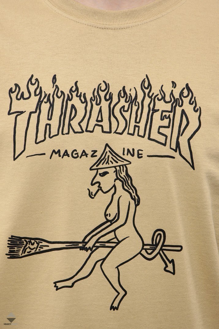 Thrasher T-shirt Witch Tan (M size)