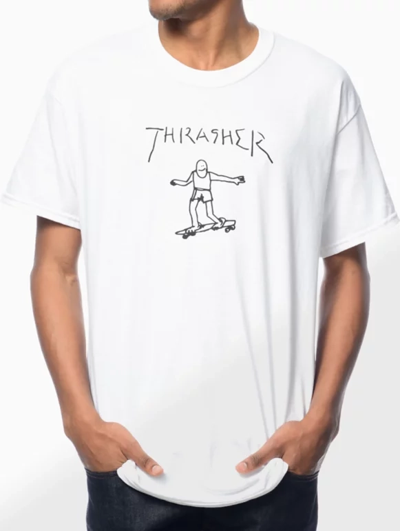 Thrasher T-shirt Gonz by Mark Gonzales