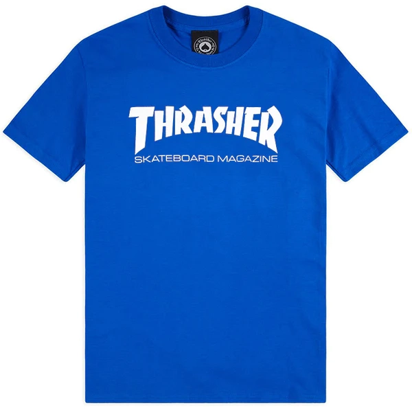 Thrasher T-shirt Skate Mag Royal Blue