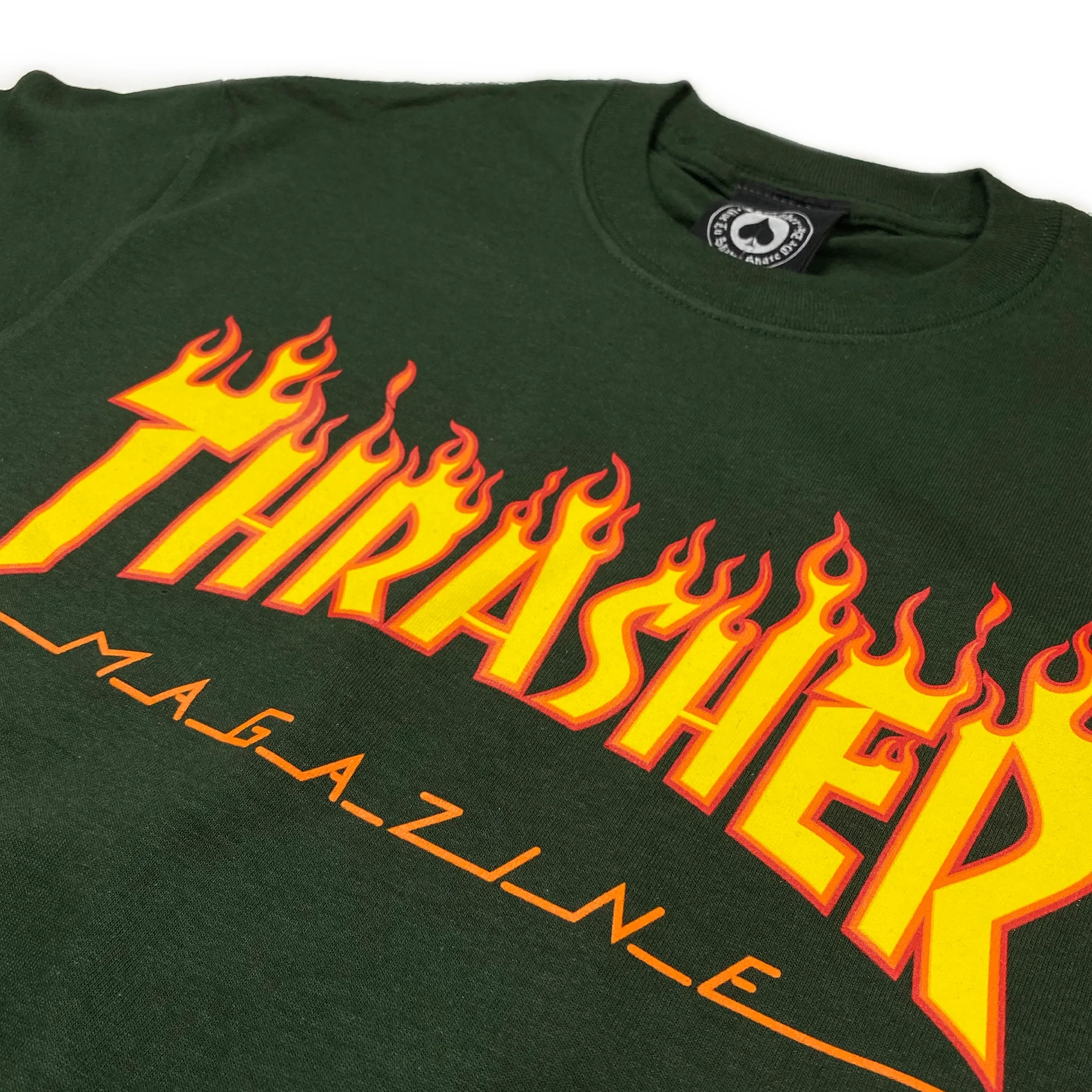 Thrasher T-shirt Flame Forest Green